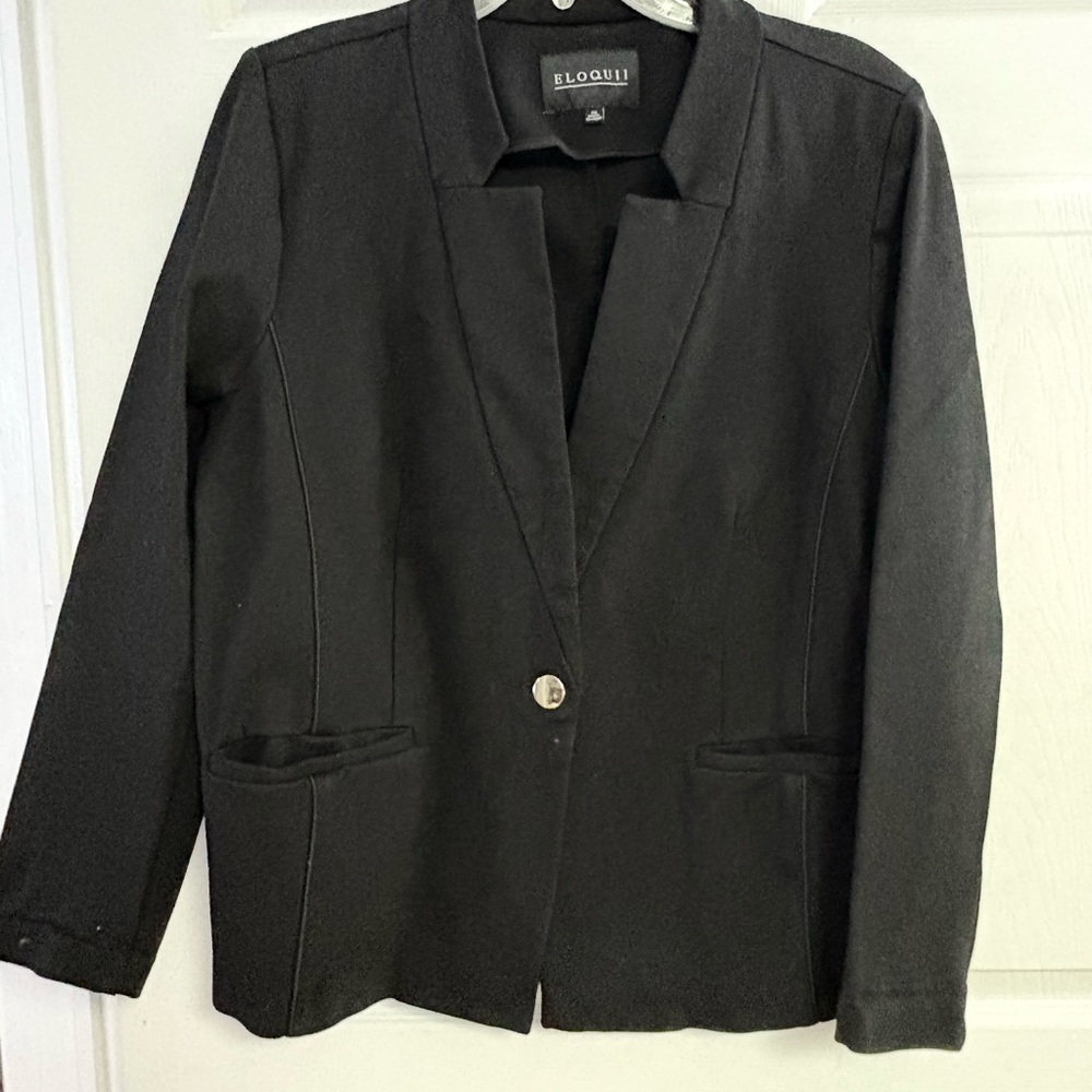Eloquii Classic Black Blazer 20